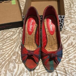 Anne Michelle Red Stiletto Heels